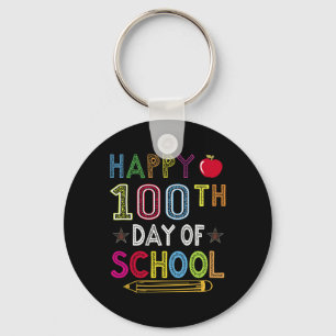 100 Days Of School Kids Gift For Student  Keychain