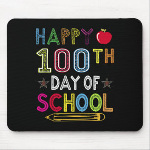 100 Days Of School Kids Gift For Student  Mouse Pad