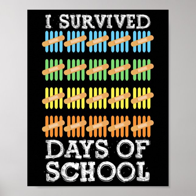 100 Days Of School Kids  Poster (Front)