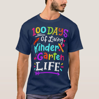 100 Days of School Kindergarten T-Shirt