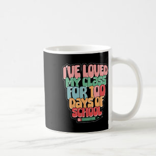 100 Days Of School Loved My Cl Teacher Student Boy Coffee Mug