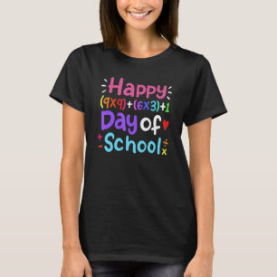 100 Days Of School Math Teacher Student T-Shirt