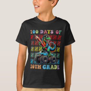 100 Days Of School Monster Truck 100th Day Of Scho T-Shirt