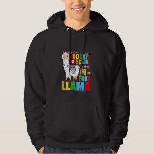 100 Days Of School No Prob Llama 100th Day Of Scho Hoodie