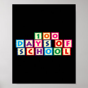 100 Days Of School Poster