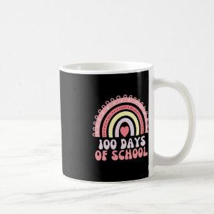 100 Days Of School Rainbow 100th Day Of School 100 Coffee Mug