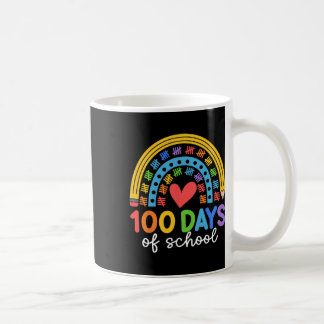 100 Days Of School Rainbow Celebration Design Coffee Mug