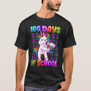 100 Days Of School Shirt Unicorn 100 Days Smarter 