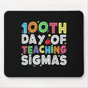 100 Days Of School Shirts Teacher 100th Day Mouse Pad