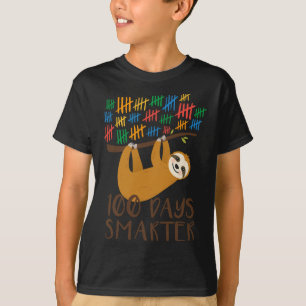 100 Days Of School Sloth  T-Shirt