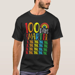 100 Days Of School Smarter 100Th Day Teacher And S T-Shirt