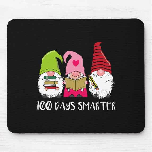 100 Days Of School Smarter Mouse Pad (Front)