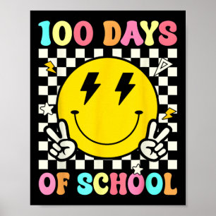 100 Days Of School Smile 100th Day Poster
