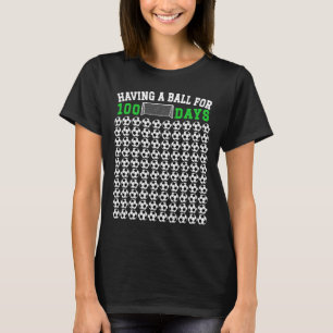 100 Days Of School Soccer 100th Day Of School For T-Shirt