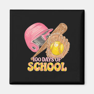 100 Days Of School Softll Kid 100th Day Of School Magnet