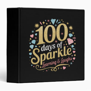 100 Days of School Sparkle Learning and Laughs Binder