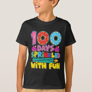 100 Days Of School Sprinkled With Fun Cute Cupcake T-Shirt