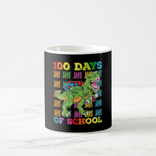 100 Days Of School T Rex Dinosaur Teacher Student Coffee Mug