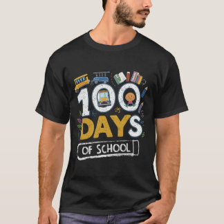 100 Days of School t-shirt Design