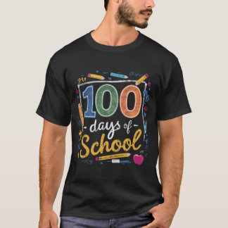 100 Days of School t-shirt Design