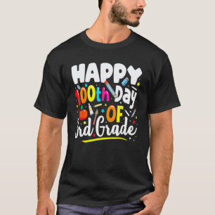 100 Days Of School Teacher 100th Day Of 3rd Grade T-Shirt