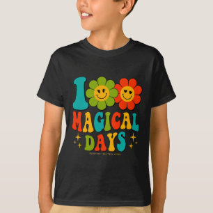 100 Days Of School Teacher Kid 100 Magical Days Hi T-Shirt