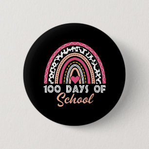 100 Days Of School Teacher Kids 100th Day Of Schoo 2 Inch Round Button