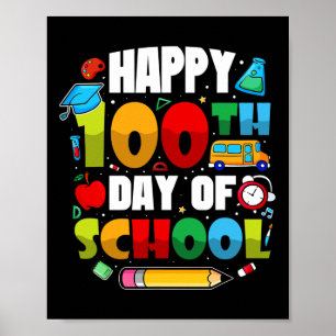 100 Days Of School Teachers 2023 Boys And Girls Poster