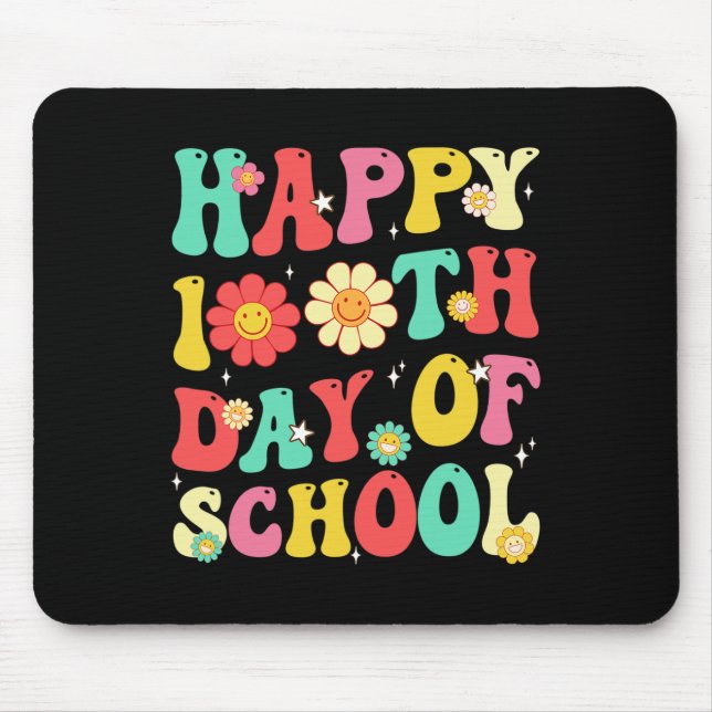 100 Days Of School Teachers Students 100th Day Sch Mouse Pad (Front)