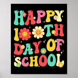 100 Days Of School Teachers Students 100th Day Sch Poster