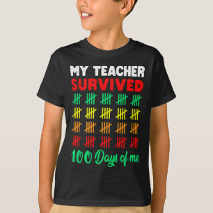 100 Days of School Tee Kids 100th Day of School Co