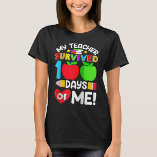 100 Days of School Tee Kids 100th Day of School Co