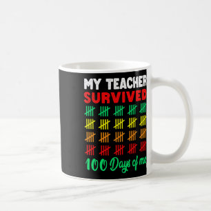 100 Days Of School Tee Kids 100th Day Of School Co Coffee Mug