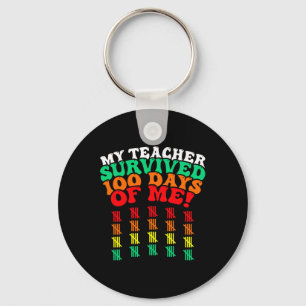 100 Days Of School Tee Kids 100th Day Of School Co Keychain