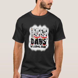 100 Days of School Today 100 Days School Dalmatian T-Shirt