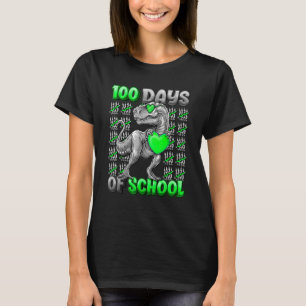 100 Days Of School Trex 100 Days Smarter 100th Day T-Shirt