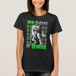 100 Days Of School Trex 100 Days Smarter 100th Day T-Shirt
