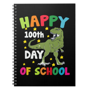 100 Days Of School Trex 100th Day of School Notebook