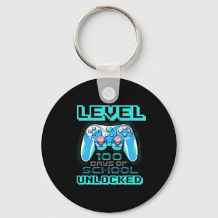 100 Days Of School Unlocked Boys Girls Kids Video  Keychain
