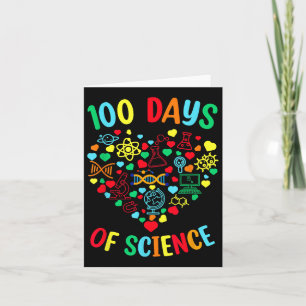100 Days Of Science Chemistry Biology Physics Teac Card