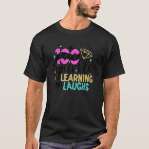100 Days of Sparkle Learning and Laughs 100th Day  T-Shirt