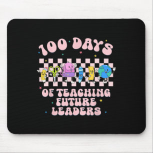 100 Days Of Teaching Future Leaders Groovy Teacher Mouse Pad