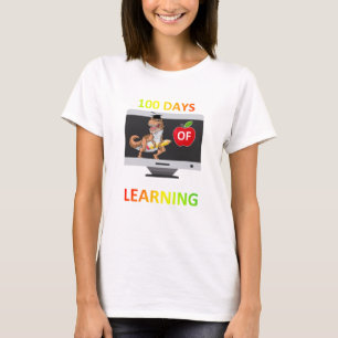 100 Days Of Virtual Learning Student Quarantine T-Shirt