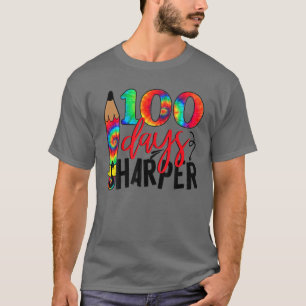 100 Days Sharper 100Th Day Of School Teacher Kids T-Shirt