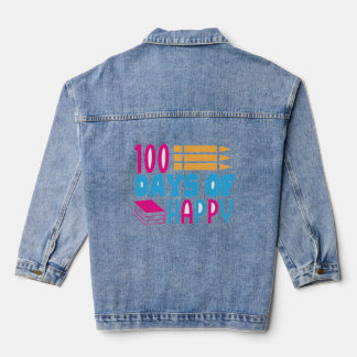 100 days smarter, 100 days smarter crown, denim jacket