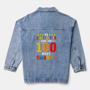 100 days smarter, 100 days smarter crown, denim jacket