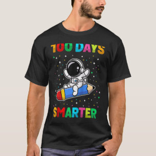 100 Days Smarter 100th Day of School Astronaut Spa T-Shirt