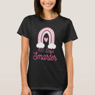 100 Days Smarter 100th Day of School Boys Girls Cu T-Shirt