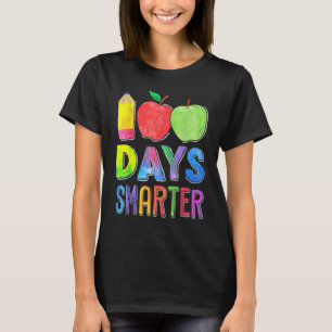 100 Days Smarter 100th Day of School Women Teacher T-Shirt