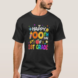 100 Days Smarter 1st Grade 100th Day Of School 1st T-Shirt